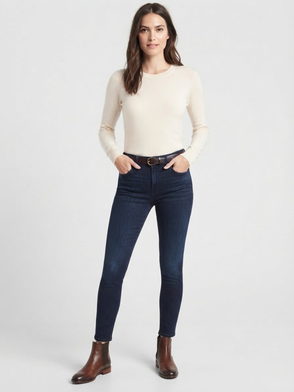 NYDJ Mid Rise Skinny Jeans Dark Wash Size 10 NWT